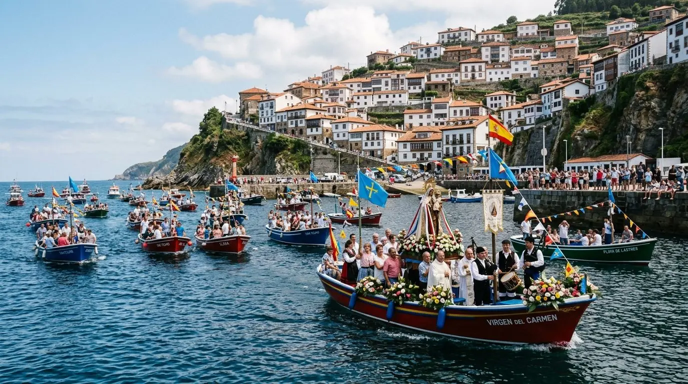 Fiestas del Carmen de Lastres 2026: programa y procesión