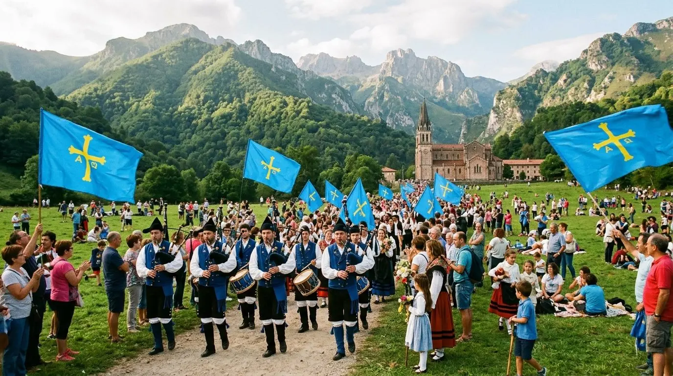 Fiesta de la Santina en Covadonga (8 de septiembre)
