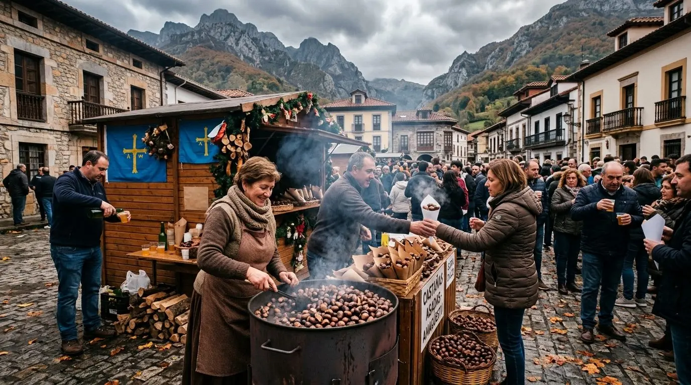 Feria de la Castaña de Arriondas 2026: fechas (7-8 nov)