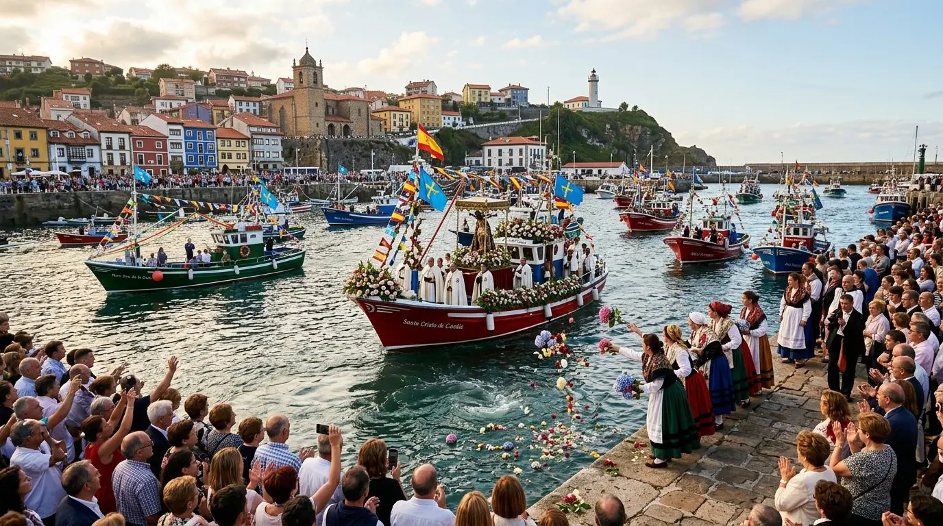 Fiestas del Cristo de Candás 2026: procesión (12-15 sept)