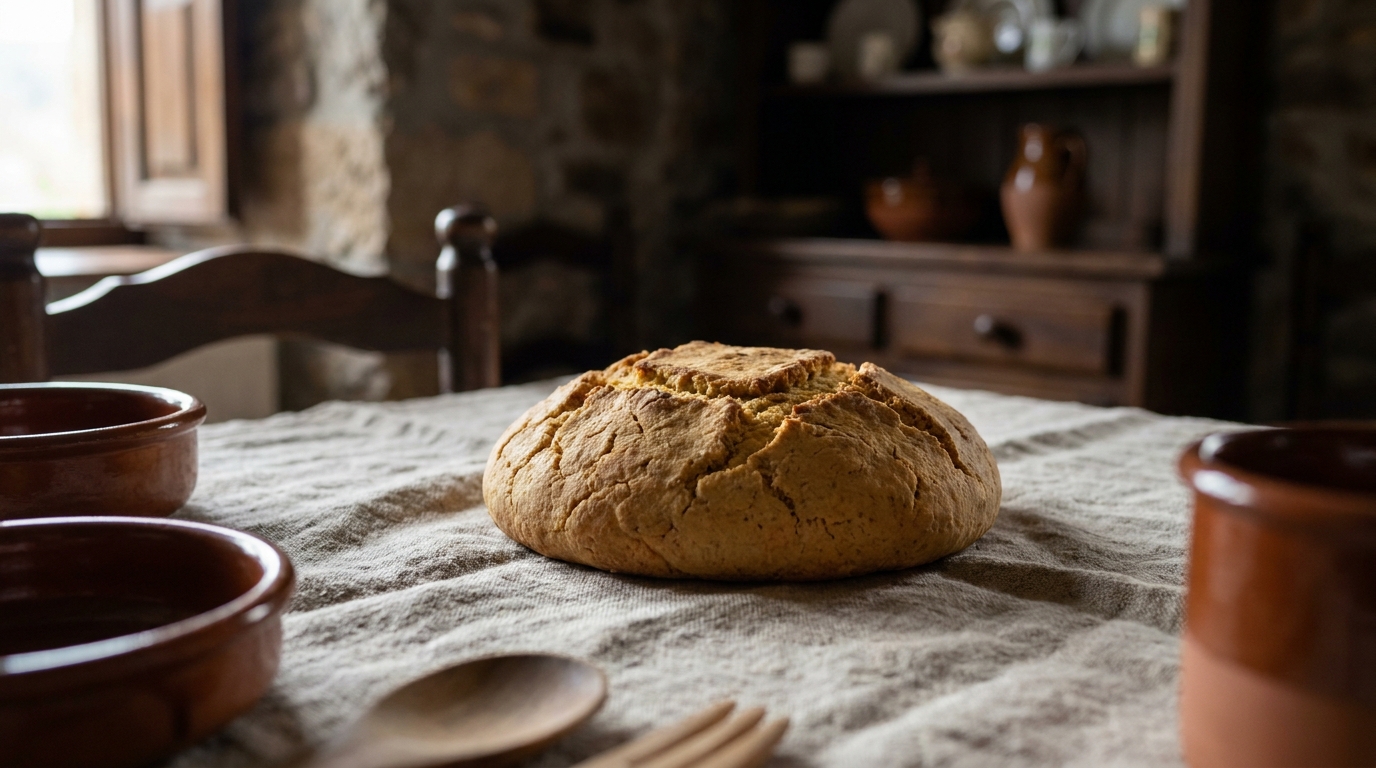 Borona Vegana (Pan de Maíz Asturiano)