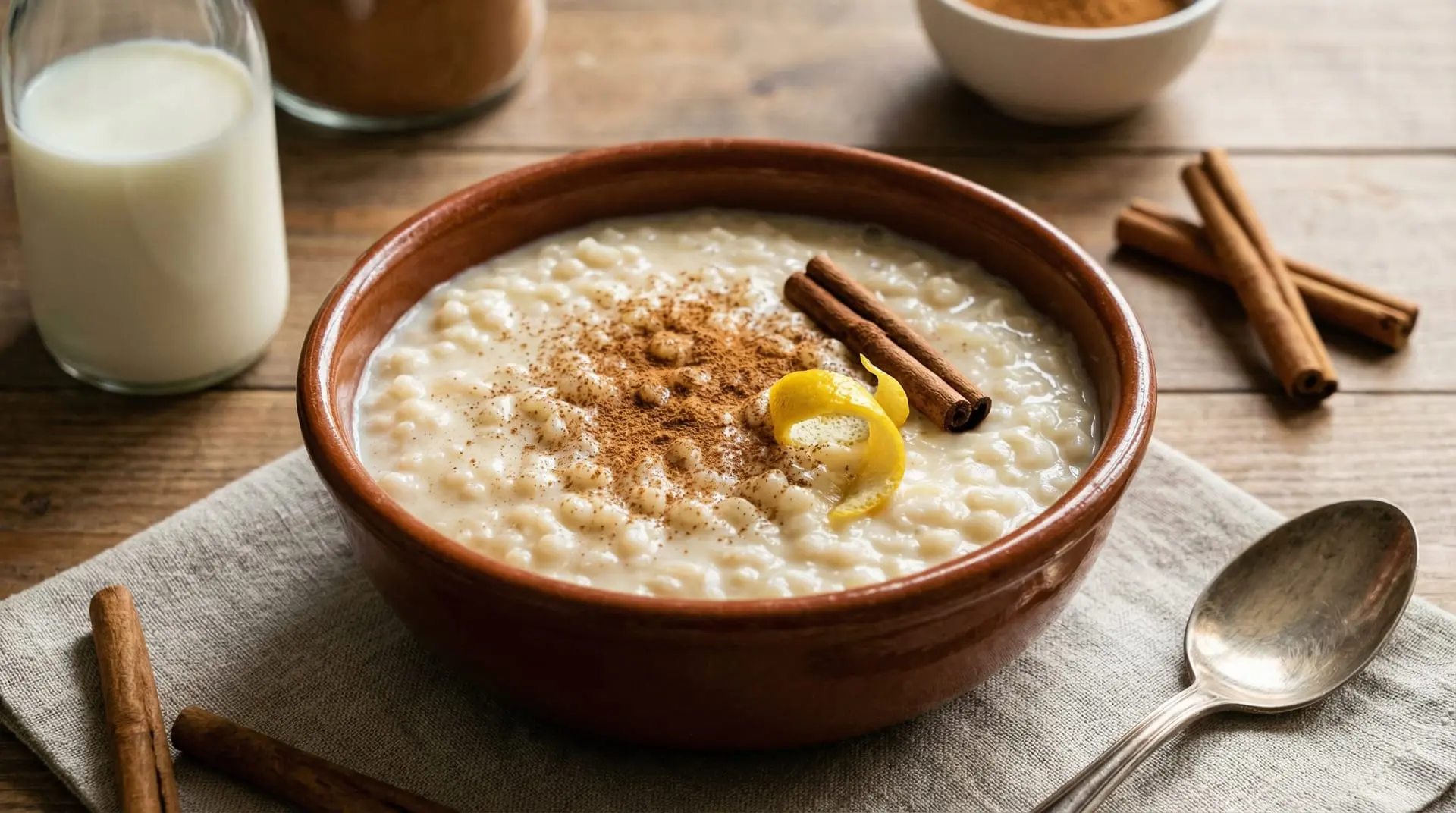 Arroz con leche de almendras