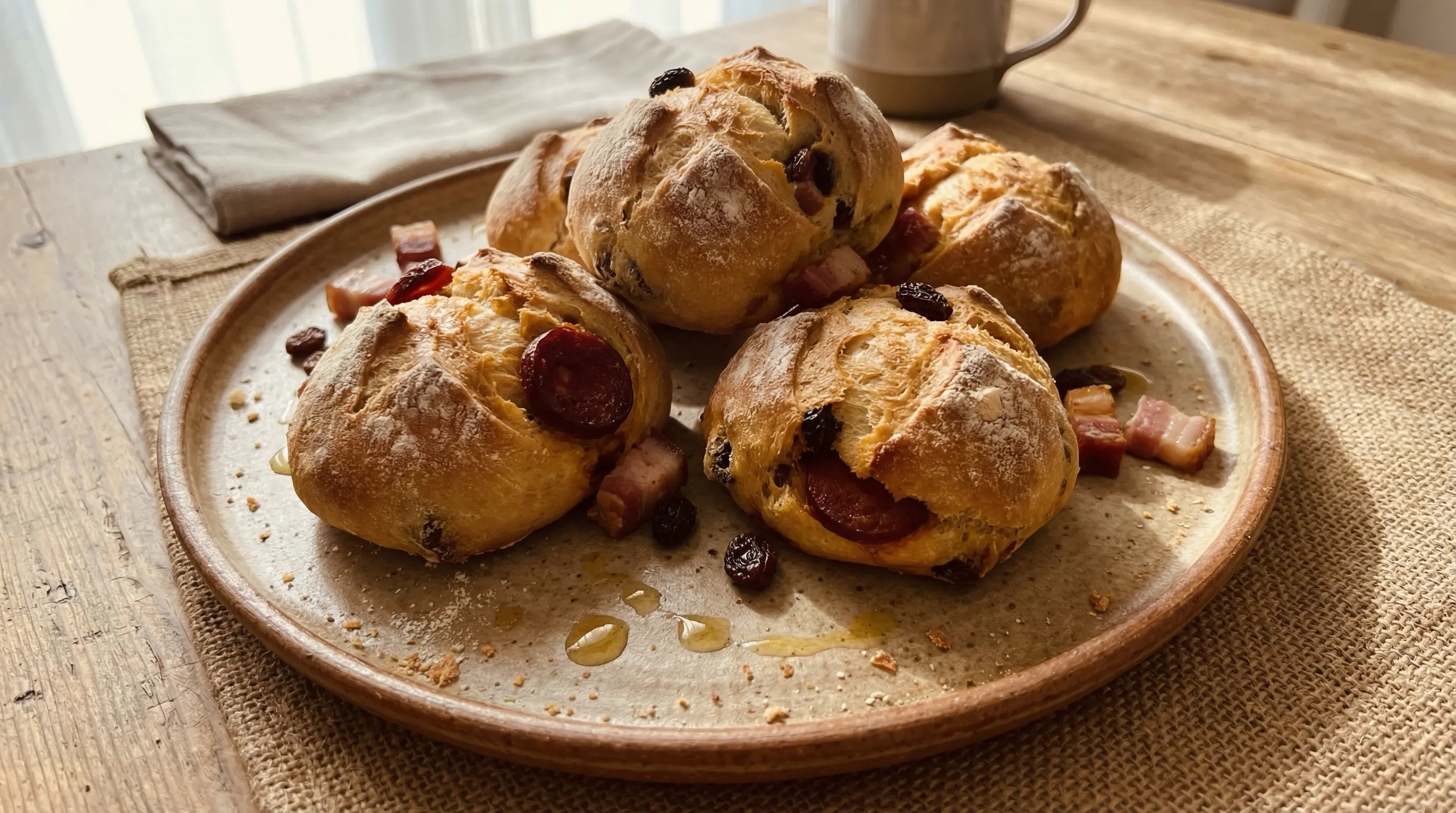 Bollos preñaos tradicionales