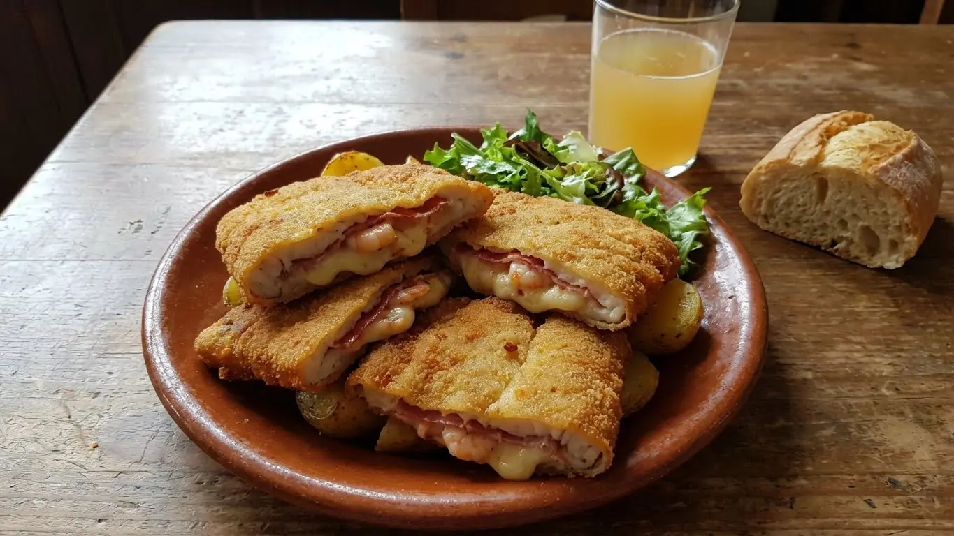 Cachopines de merluza y gambas