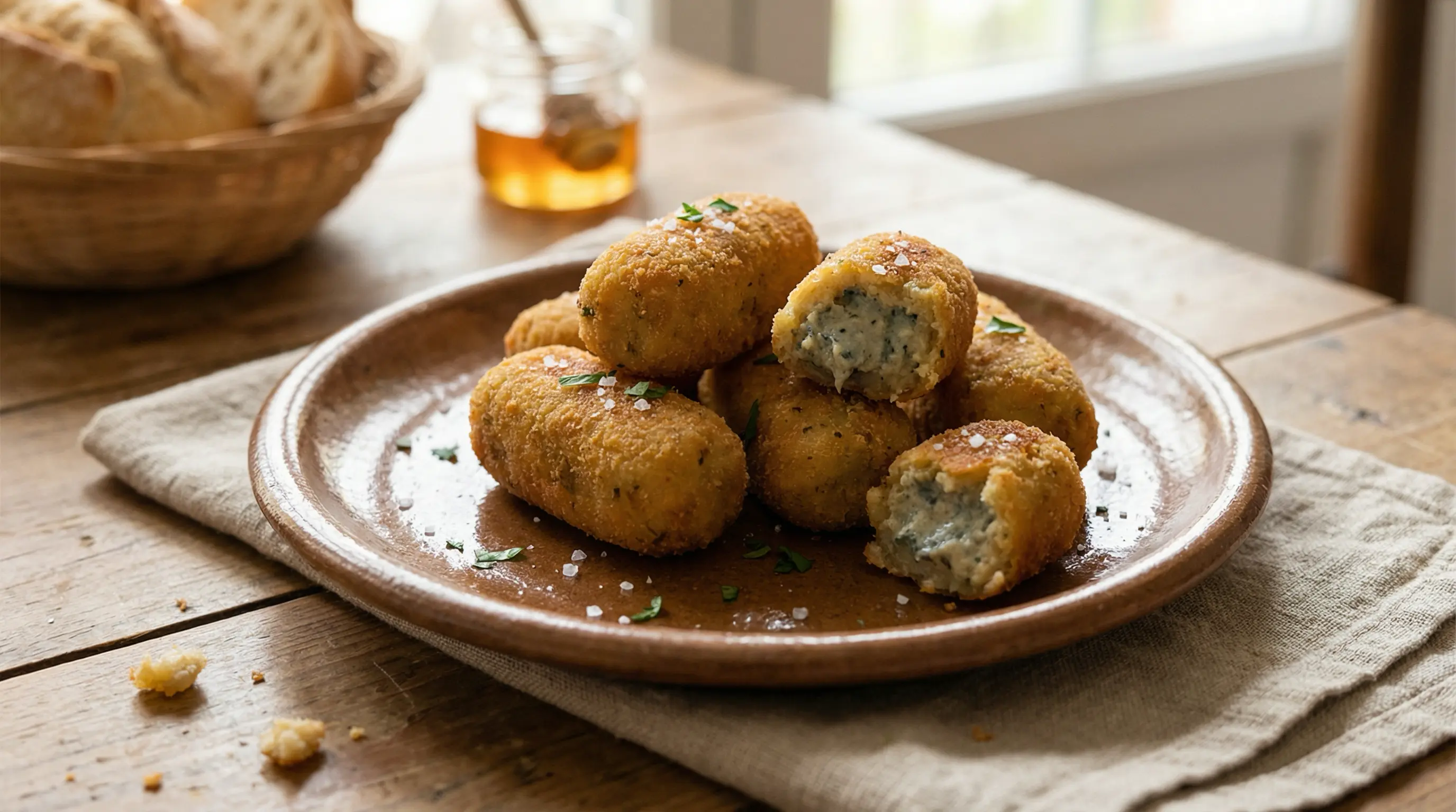 Croquetas de Queso Cabrales Veganas