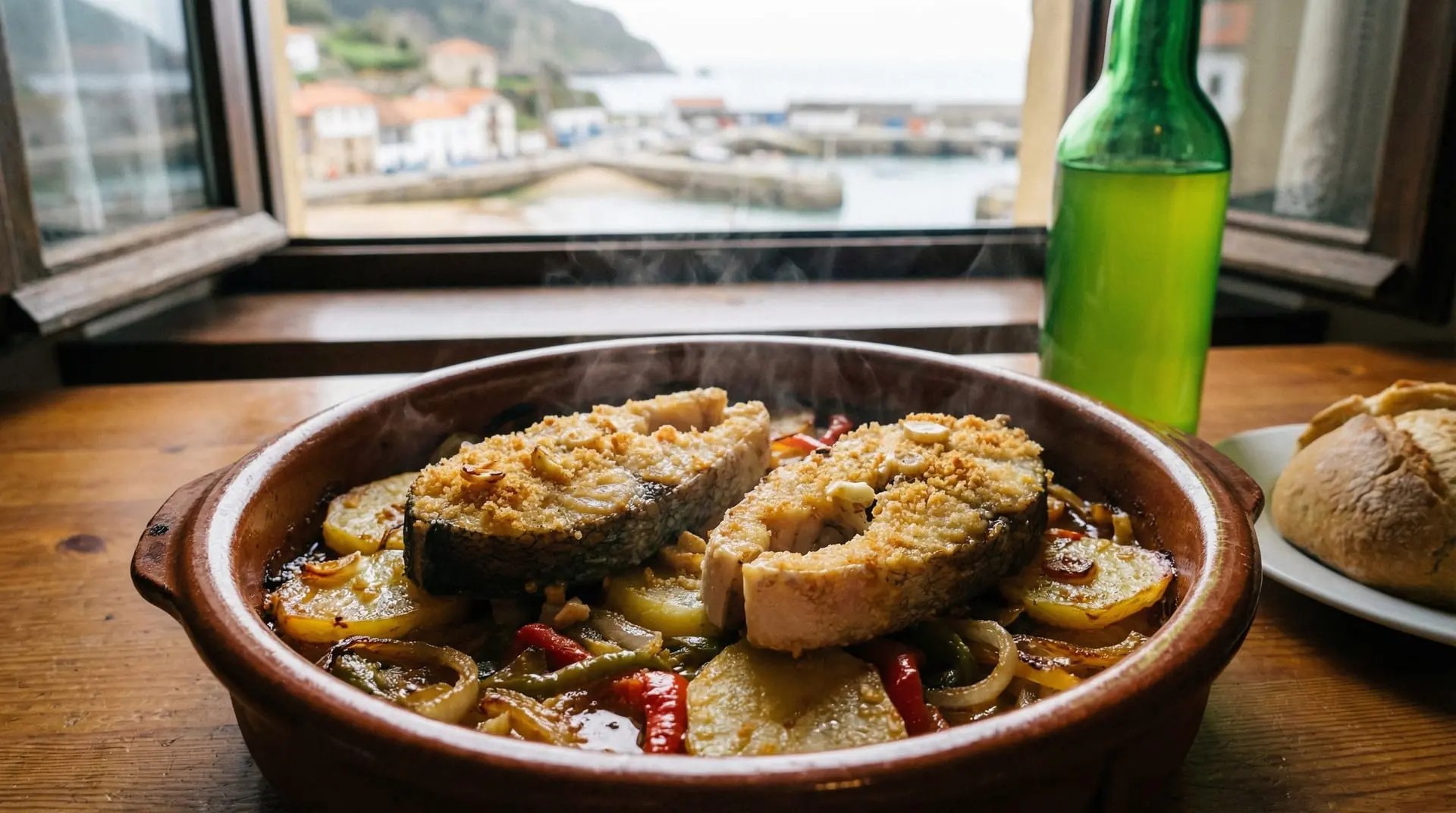 Pixín al horno con patatas (Receta de Fiesta)